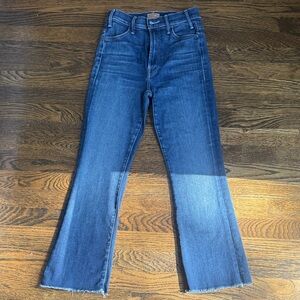 Mother Denim The Hustler Ankle Fray